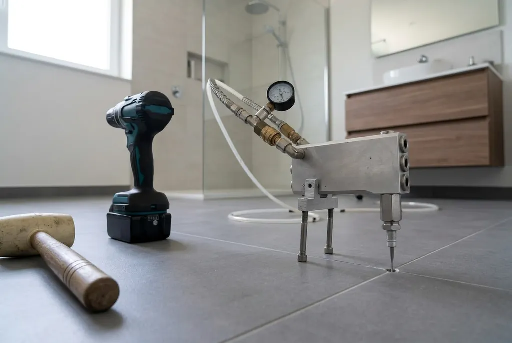 Kitbedrijf Nieuwegein – holle tegels injecteren